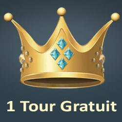 1 tour gratuit offert chez Casino Kingdom