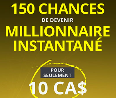 150 tours pour 10 $/€ de dépôt