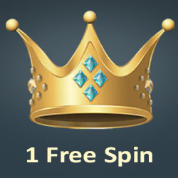 1 free spin at Casino Kingdom