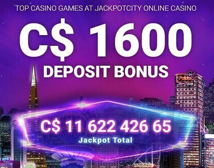 Jackpot City has the best bonus