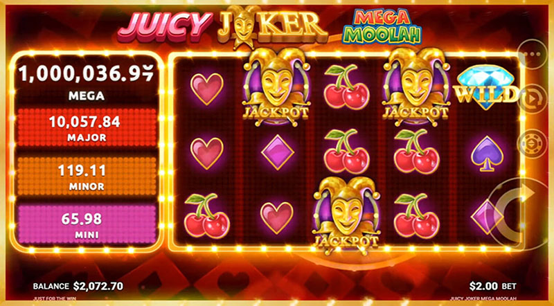 The Juicy Joker Mega Moolah Slot Machine