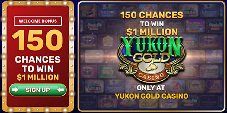 150 spins at Yukon Gold Casino 150 spins at Yukon Gold Casino