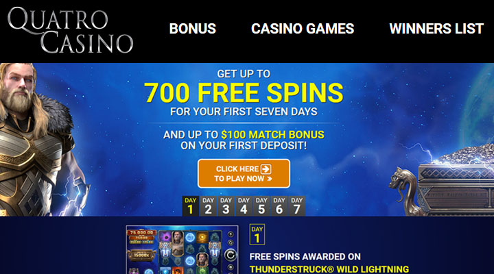 Bonus Quatro Casino